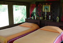 Selous Impala Twin Bed Tent Interior